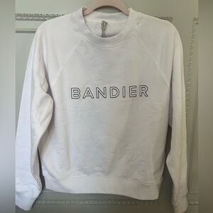 Bandier White Sweatshirt